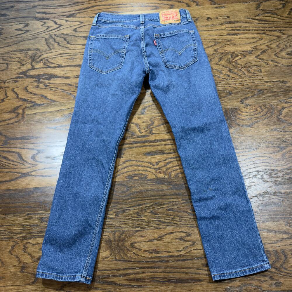 Levis 511 Slim Fit Jeans Mens 30x30 Blue Medium Wash Denim Pants 04511-6000 - Picture 3 of 11